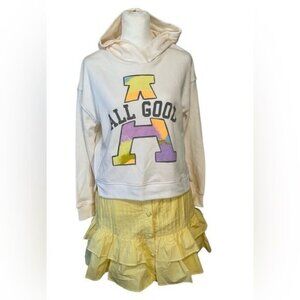 NWT Long-Sleeve Graphic Pullover Hoodie for Girls XL 14-16